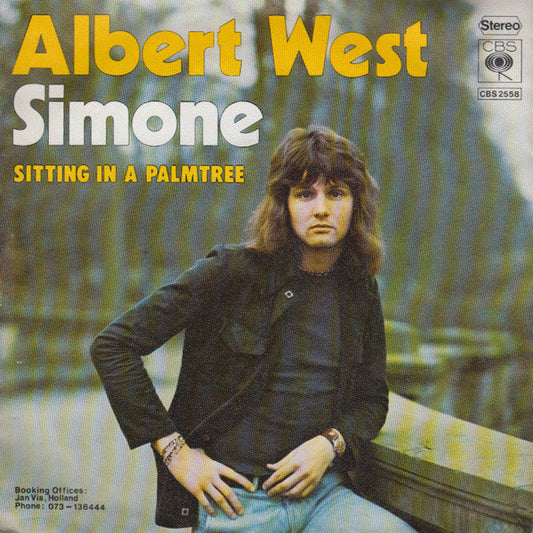 Albert West - Simone 43424 Vinyl Singles Vinyl Zeer Goed / Hoesje Goed "VINYLSINGLES.NL"