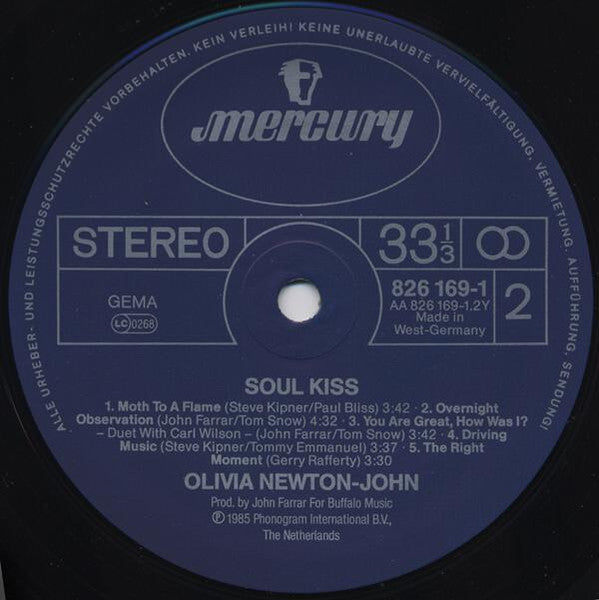 Olivia Newton-John - Soul Kiss (LP) 48326 Vinyl LP JUKEBOXSINGLES.NL   