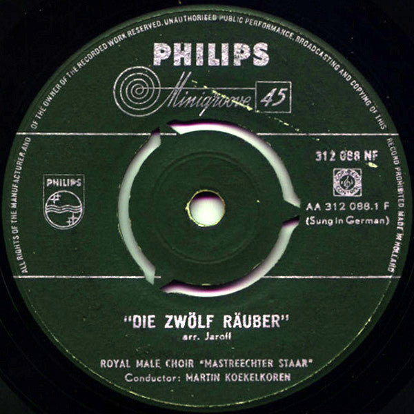 Royal Male Choir Mastreechter Staar - Die Zwölf Räuber 22082