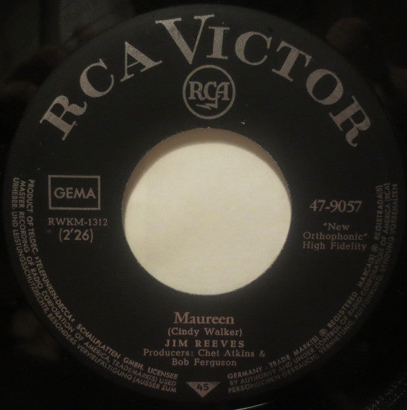 Jim Reeves - Ich komme nicht rein, solange er da ist 17123