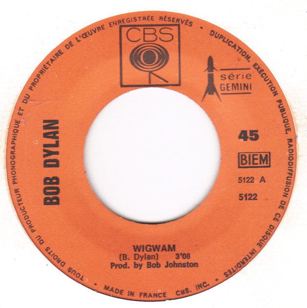 Bob Dylan - Wigwam 40437