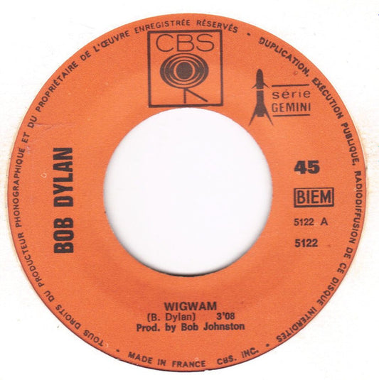 Bob Dylan - Wigwam 40437
