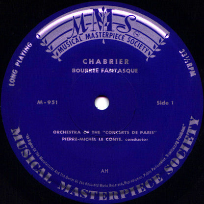 Chabrier - Slawischer Tanz 6307 Nr. ????