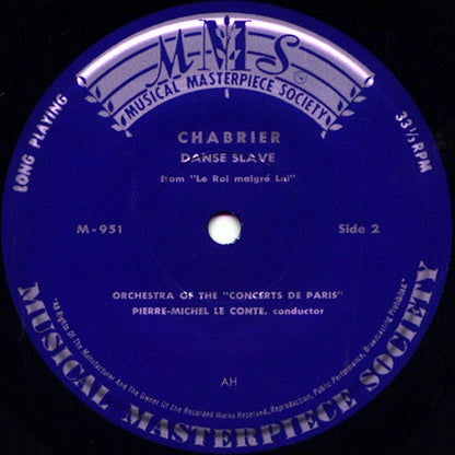 Chabrier - Slawischer Tanz 6307 Nr. ????