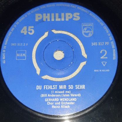 Gerhard Wendland - Tanze Mit Mir In Den Morgen (Mitternachts-Tango) 42549 Vinyl Singles Vinyl Goed / Hoes Generic