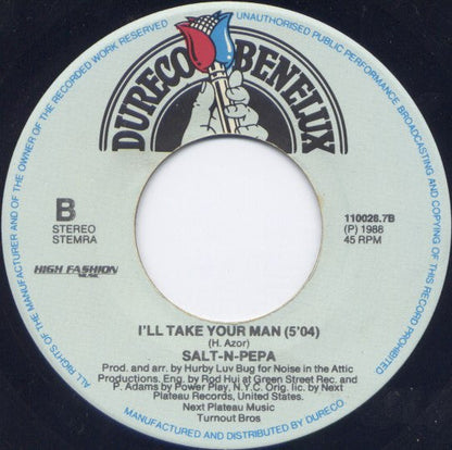 Salt 'N' Pepa - Push It (Remix) 41593 Vinyl Singles Toevoegen Vinyl Goed / Hoes Generic