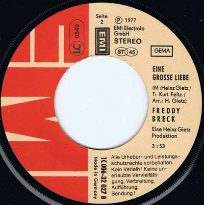 Freddy Breck - Die Sterne Steh'n Gut 38965
