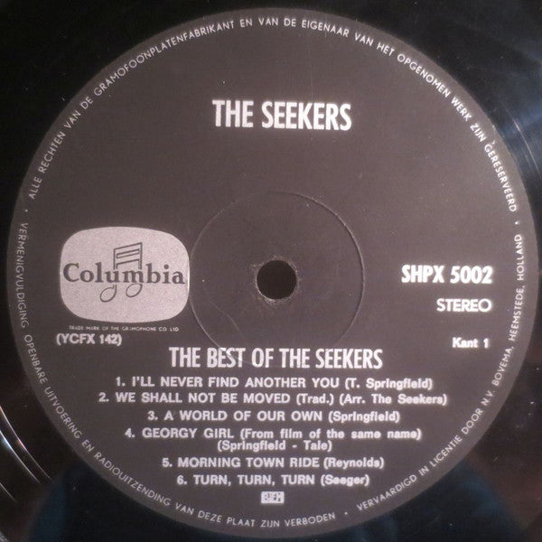 Seekers - The Best Of (LP) 46101 Vinyl LP JUKEBOXSINGLES.NL   