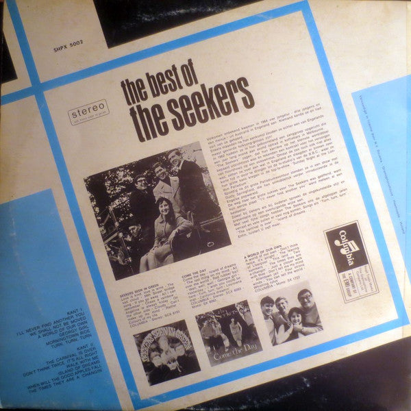 Seekers - The Best Of (LP) 46101 Vinyl LP JUKEBOXSINGLES.NL   