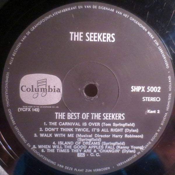 Seekers - The Best Of (LP) 46101 Vinyl LP JUKEBOXSINGLES.NL   