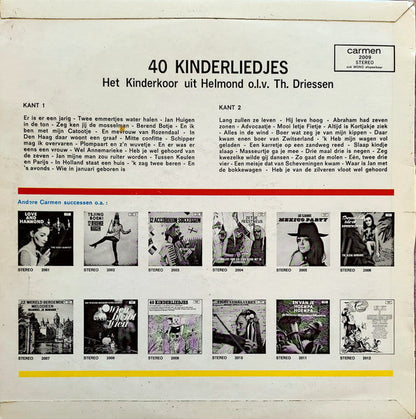 Kinderchor aus Helmond – 40 Kinderlieder (LP) 50211