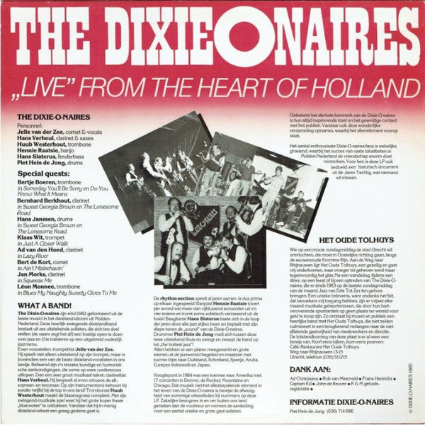 Dixie-O-Naires - 'Live' From The Heart Of Holland