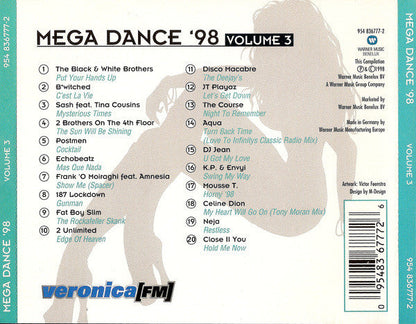 Various - Mega Dance '98 Volume 3 (CD) 70578 Compact Disc Goede Staat