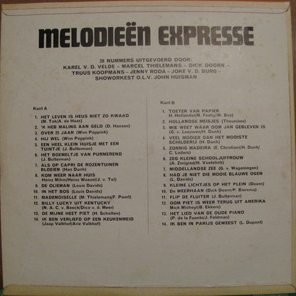 John Huisman - Melodieën Expresse (LP) 46948 Vinyl LP JUKEBOXSINGLES.NL   