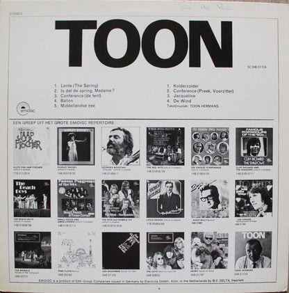 Toon Hermans - Toon (LP) 51735 Vinyl LP Vinyl Goed / Hoes Goed
