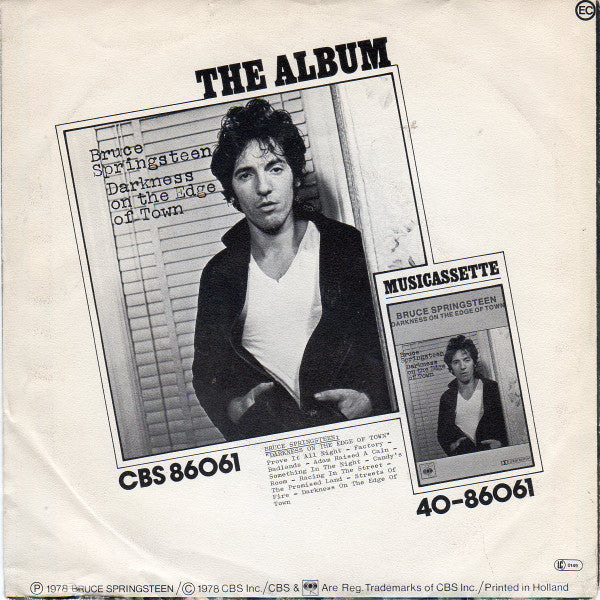 Bruce Springsteen - Badlands 38788 Vinyl Singles Vinyl Goed / Hoes Goed