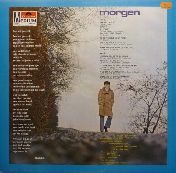 Herman van Veen - Morgen (LP) Vinyl LP Vinyl Zeer Goed / Hoesje Goed "VINYLSINGLES.NL"