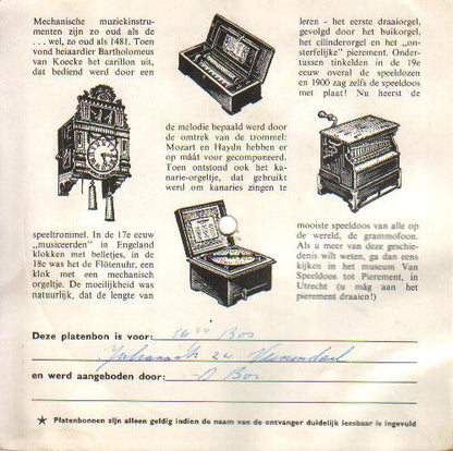 No Artist - Uw Lievelingsmuziek (Flexi-disc) 35213 Flexidisc Vinyl Goed / Hoes Goed