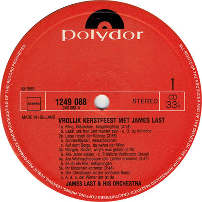 James Last - Vrolijk Kerstfeest Met James Last (LP) 40547 Vinyl LP JUKEBOXSINGLES.NL   