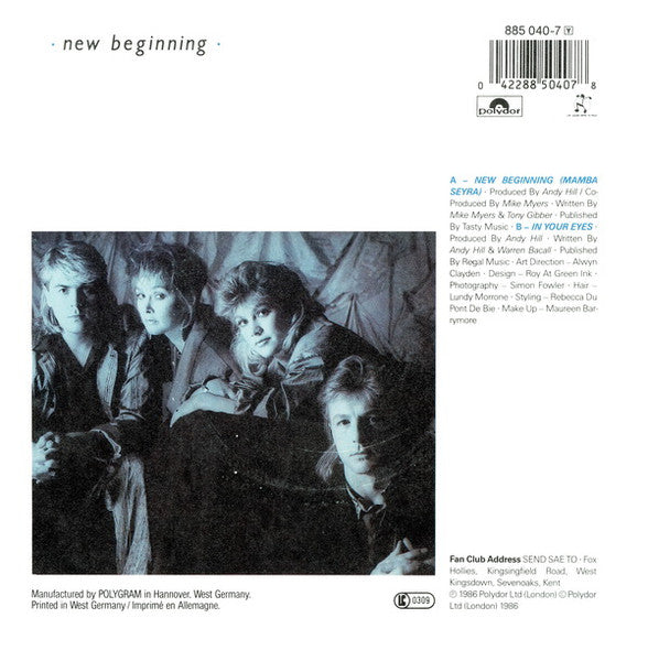 Bucks Fizz - New Beginning 40692 Vinyl Singles Vinyl Goed / Hoes Goed