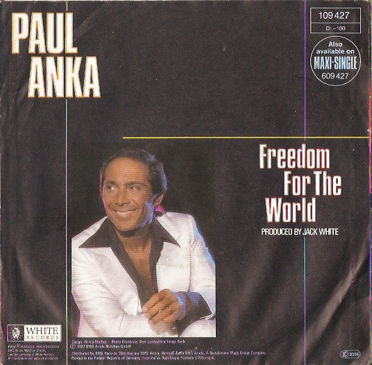 Paul Anka - Freiheit für die Welt 12631