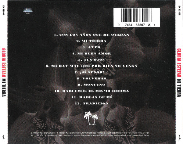 Gloria Estefan - Mi Tierra (CD) 70878 Compact Disc Goede Staat
