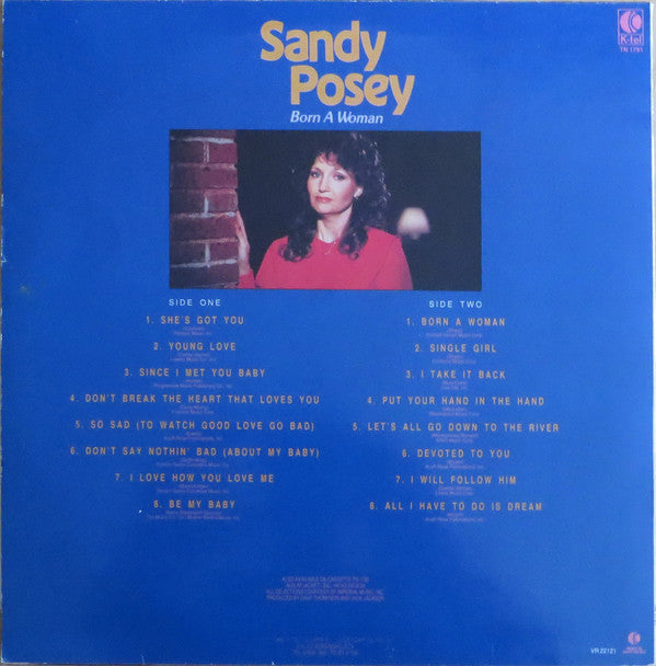 Sandy Posey - Born A Woman (LP) 40503 Vinyl LP Vinyl Goed / Hoes Goed
