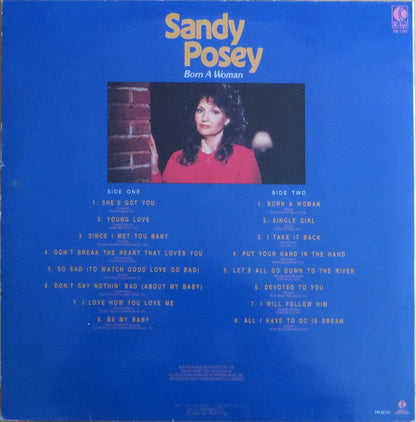 Sandy Posey - Born A Woman (LP) 40503 Vinyl LP Vinyl Goed / Hoes Goed
