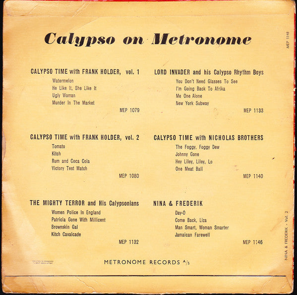 Nina & Frederik - Eden Was Just Like This 23960 Vinyl Singles EP Vinyl Goed / Hoes Goed