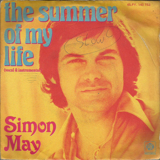 Simon May - The Summer Of My Life 40652 Vinyl Singles Vinyl Goed / Hoes Goed