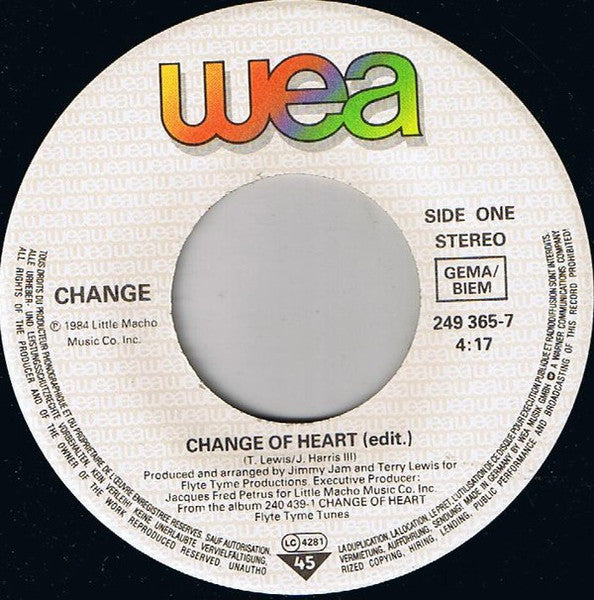 Change - Change Of Heart 14740