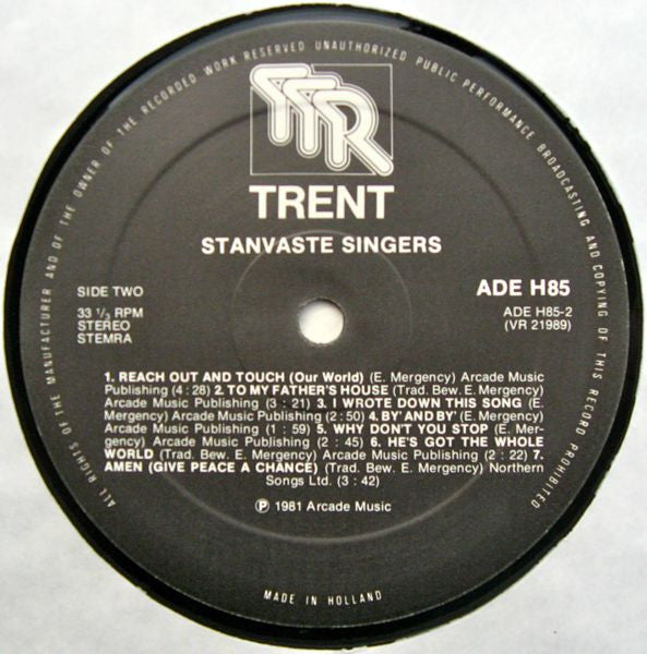 Stanvaste Singers - Oh Happy Day (LP) 49844
