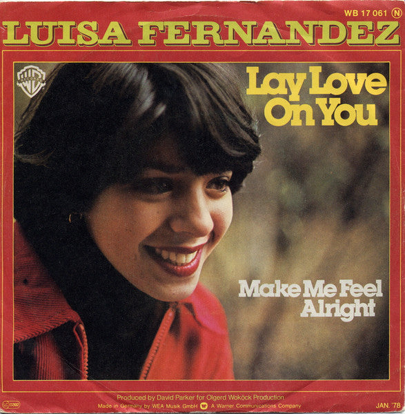 Luisa Fernandez - Lay Love On You 41968 Vinyl Singles Vinyl Goed / Hoes Goed