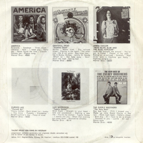 Doobie Brothers - Listen To The Music 41679 Vinyl Singles Vinyl Goed / Hoes Goed