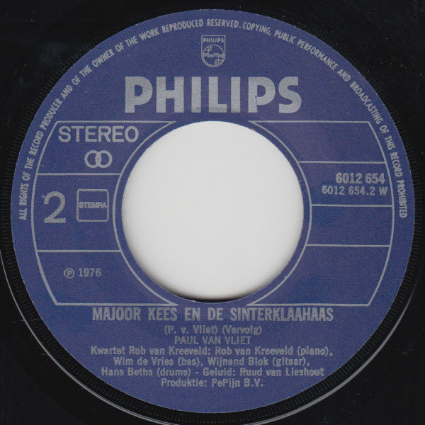 Paul van Vliet - Majoor Kees En De Sinterklahaas 14462 Vinyl Singles Vinyl Goed / Hoes Goed