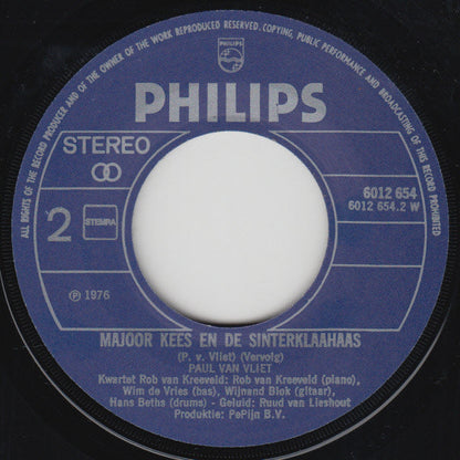 Paul van Vliet - Majoor Kees En De Sinterklahaas 14462 Vinyl Singles Vinyl Goed / Hoes Goed