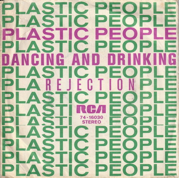 Plastic People - Dancing And Drinking 41084 Vinyl Singles Vinyl Goed / Hoes Goed