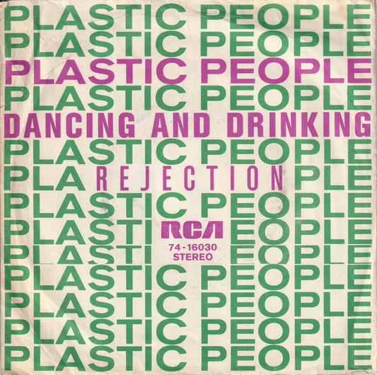 Plastic People - Dancing And Drinking 41084 Vinyl Singles Vinyl Goed / Hoes Goed