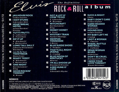 Elvis Presley - The Definitive Rock & Roll Album (CD) 70744 Compact Disc Goede Staat