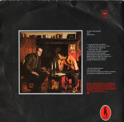 Adam Ant - Goody Two Shoes (B-Keus) Vinyl Singles Vinyl Zeer Goed / Hoesje Sticker "VINYLSINGLES.NL"