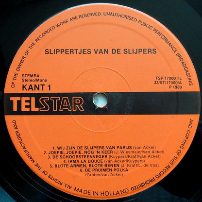 Slijpers - Slippertjes Van De Slijpers (LP) 52157 Vinyl LP Vinyl Goed / Hoes Goed