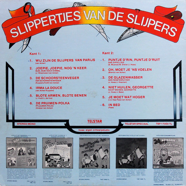 Slijpers - Slippertjes Van De Slijpers (LP) 52157 Vinyl LP Vinyl Goed / Hoes Goed