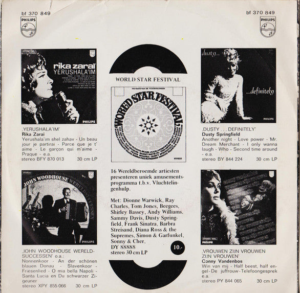 Rika Zarai - Alors Je Chante 02183 Vinyl Singles Vinyl Goed / Hoes Goed