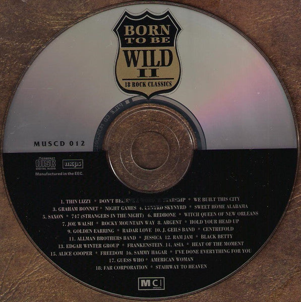 Various - Born To Be Wild II (CD) 70896 Compact Disc Goede Staat