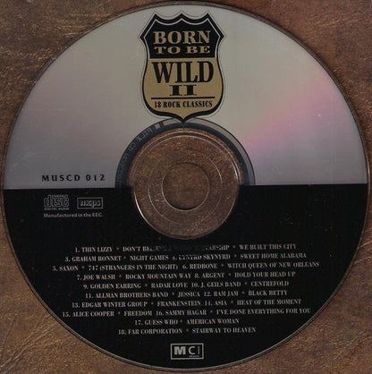 Various - Born To Be Wild II (CD) 70896 Compact Disc Goede Staat
