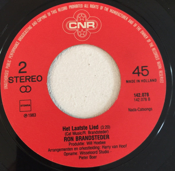 José & Ron Brandsteder - So Long, Marianne 41573 Vinyl Singles Vinyl Goed / Hoes Generic