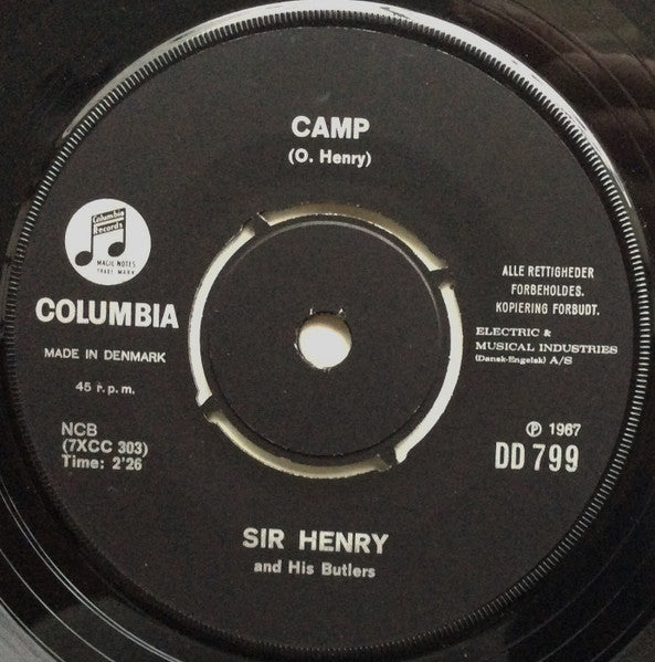 Sir Henry & His Butlers - Camp 42495 Vinyl Singles Vinyl Goed / Hoes Generic