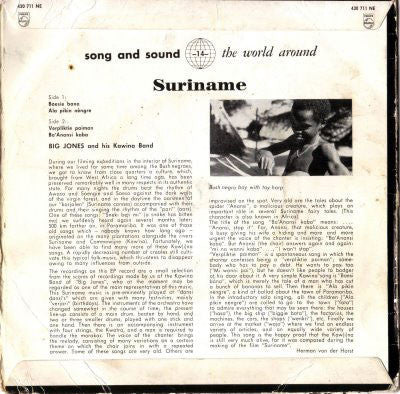 Big Jones & His Kawina Band - Suriname (EP) 13703 Vinyl Singles JUKEBOXSINGLES.NL   