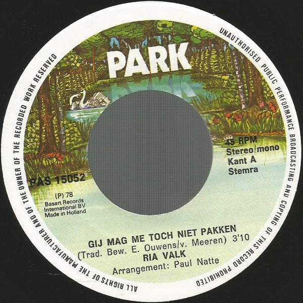 Ria Valk - Gij Mag Me Toch Niet Pakken 23688 Vinyl Singles Vinyl Goed / Hoes Goed