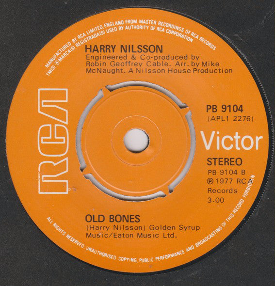 Harry Nilsson - All I Think About Is You Vinyl Singles Vinyl Zeer Goed / Hoesje Goed "VINYLSINGLES.NL"